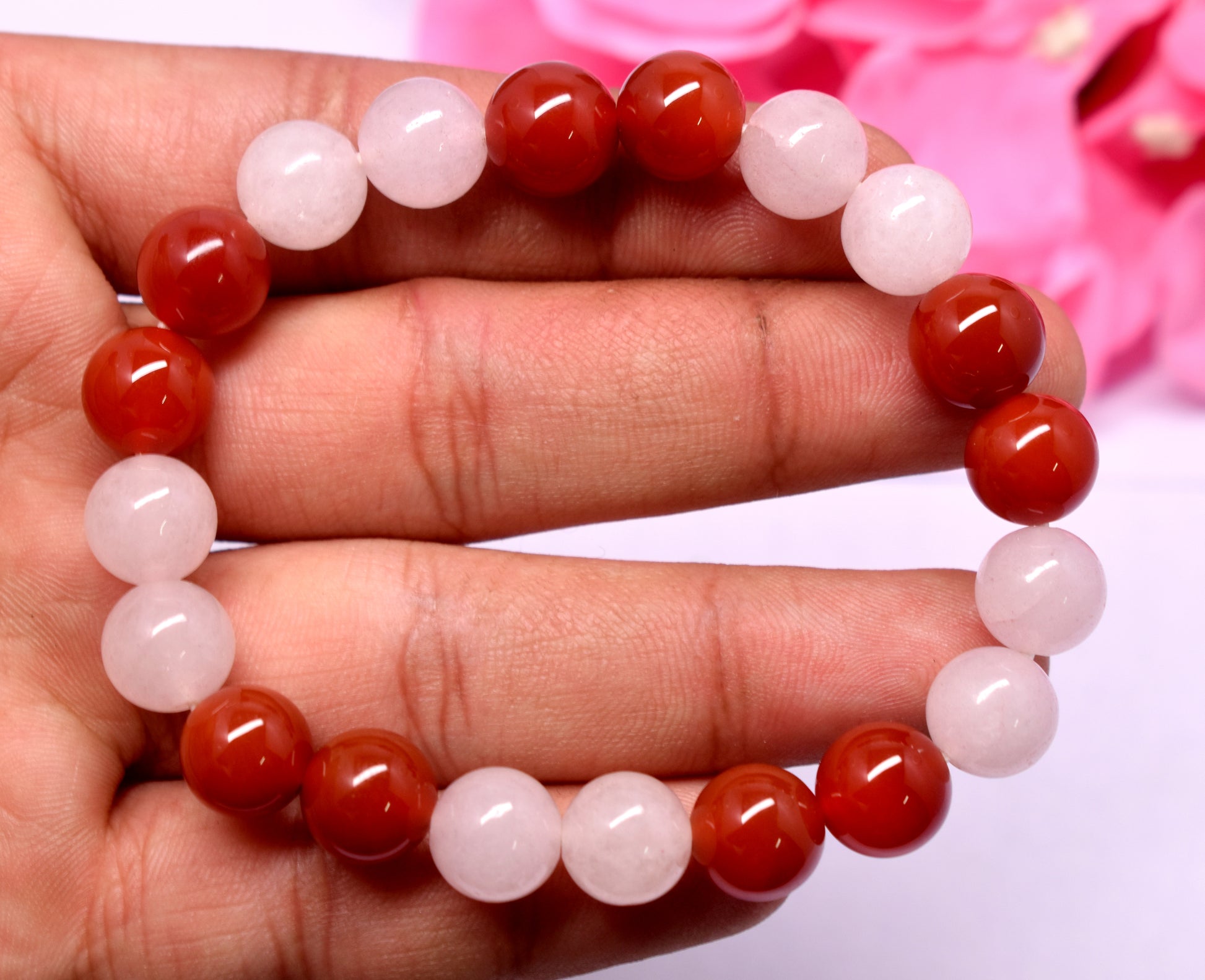 Rose Quartz and Carnelian Bead Bracelet – Enhances Love, Creativity, and Energy #RoseQuartz #Carnelian #Love #Creativity #Energy #CrystalBracelet
Rose Quartz and Carnelian Bead Bracelet – Enhances Love, Creativity, and Energy #RoseQuartz #Carnelian #Love #Creativity #Energy #CrystalBracelet