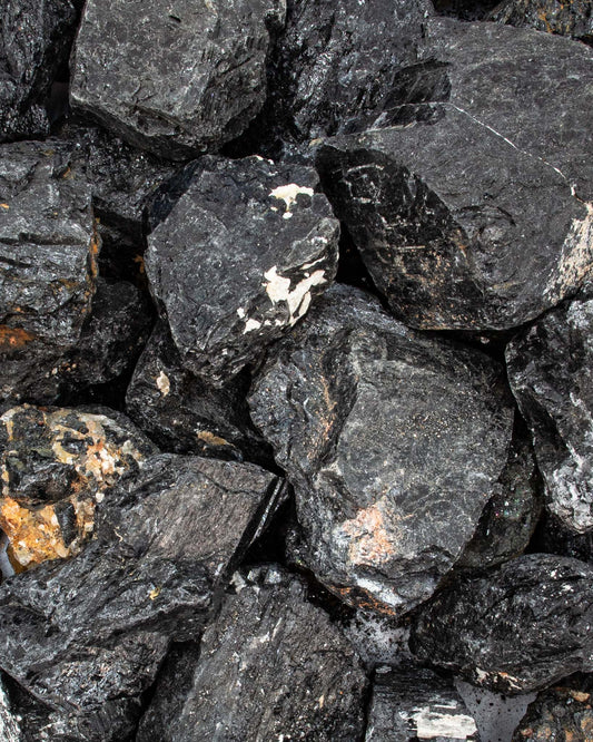 Natural Black Tourmaline Raw Crystal Stone,