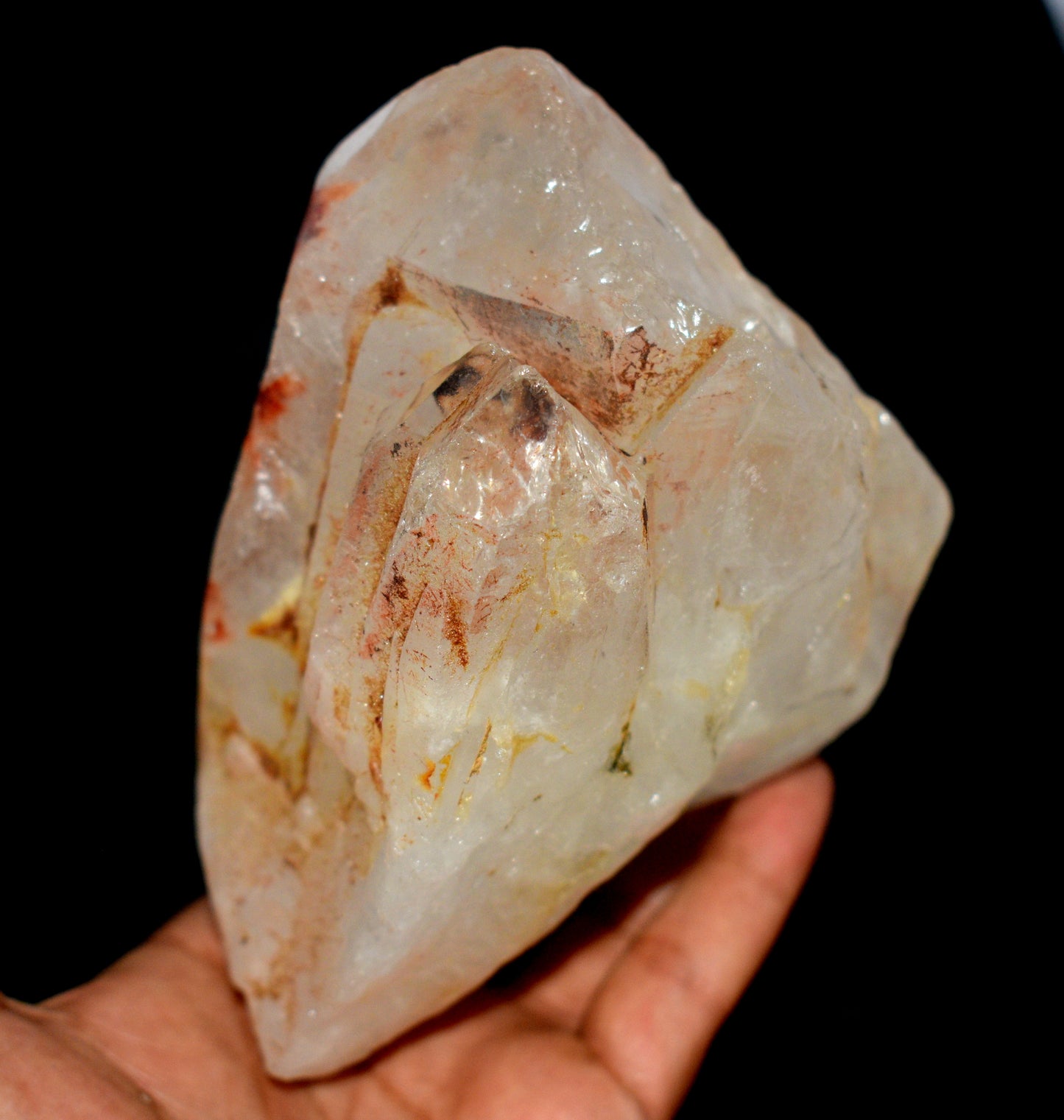 Very Rare & Natural Tantric Twin Crystal – Soul Mate Crystal - Enhances Energy Flow and Spiritual Healing- {Weight- 1.475 Kg}