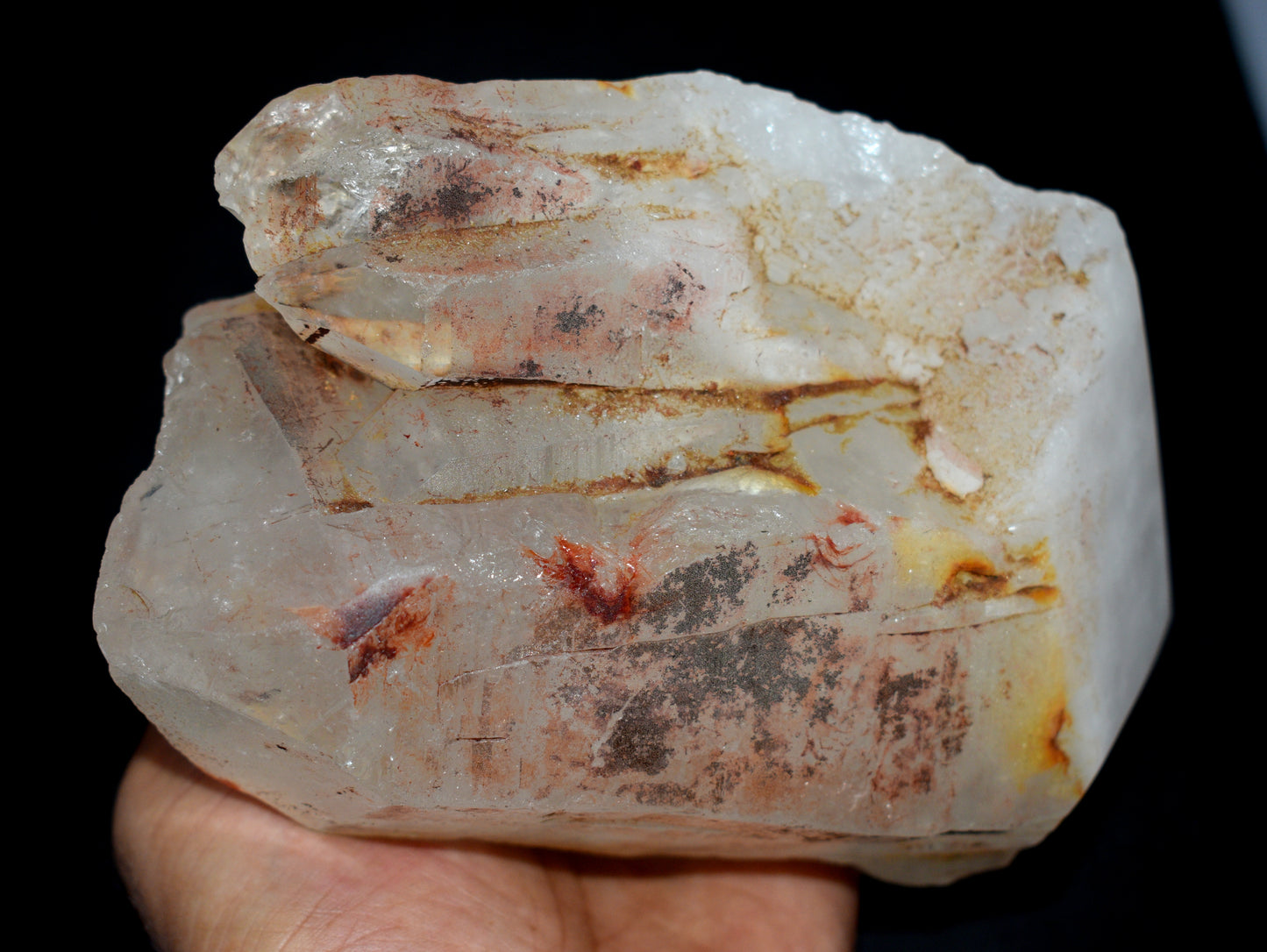 Very Rare & Natural Tantric Twin Crystal – Soul Mate Crystal - Enhances Energy Flow and Spiritual Healing- {Weight- 1.475 Kg}