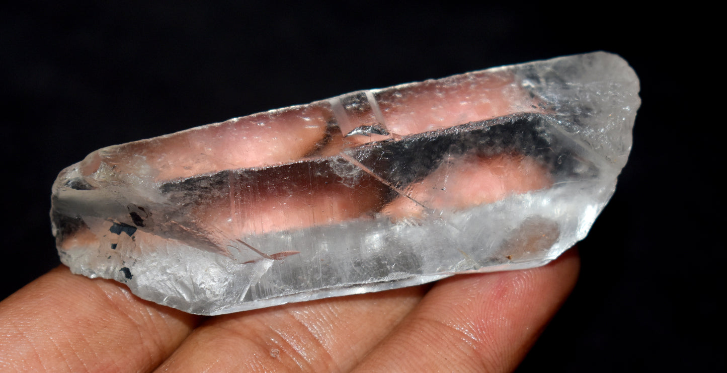 Lemurian Quartz Crystal – Clear Energizing- {Weight- 56.28 Gram},,,