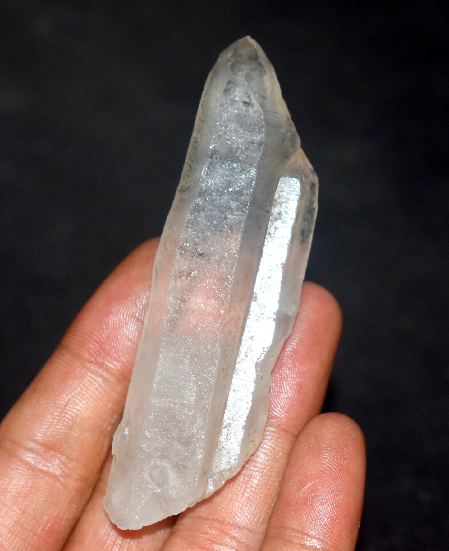 Lemurian Quartz Crystal – Clear Energizing- {Weight- 48.98 Gram},