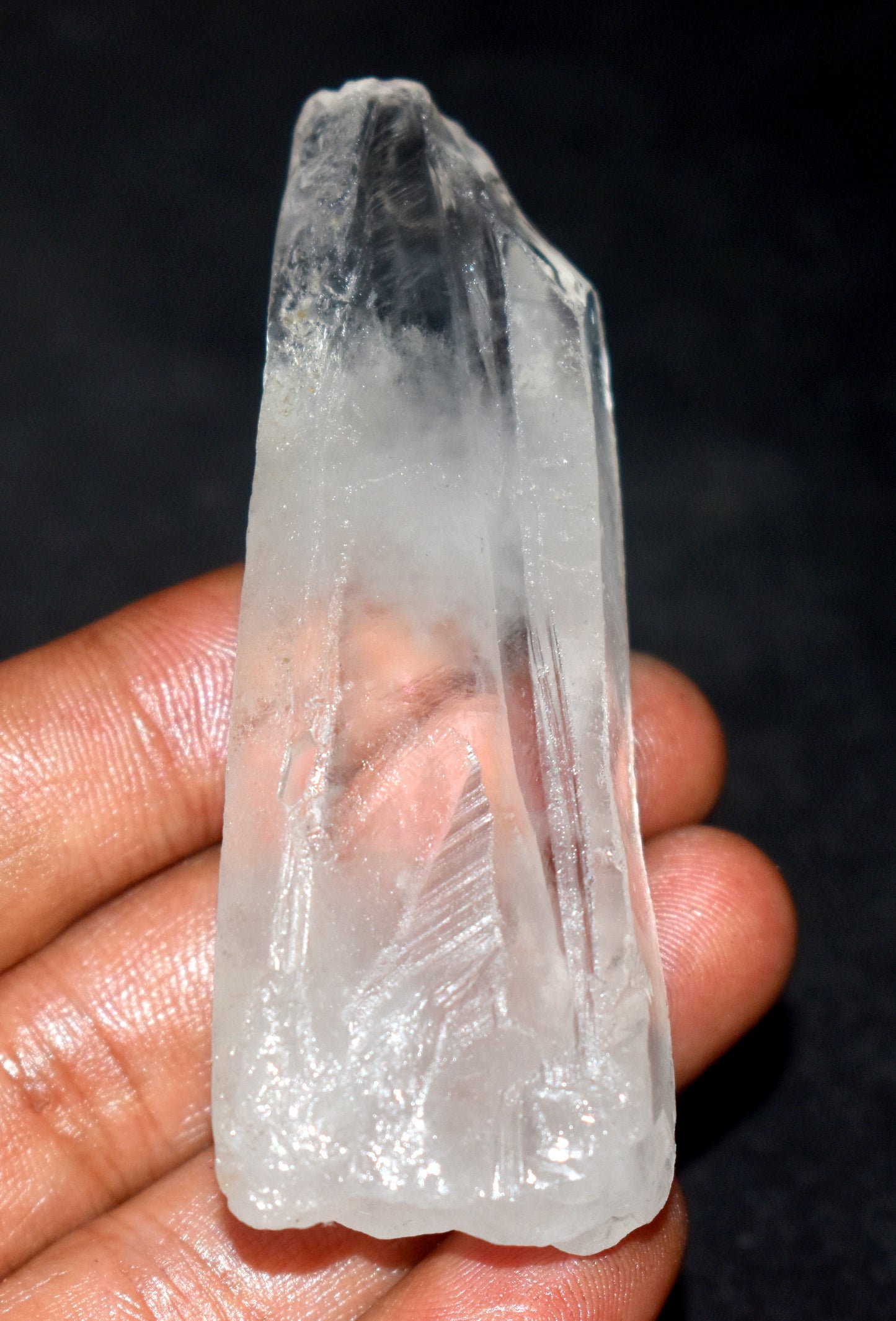 Lemurian Quartz Crystal – Clear Energizing- {Weight- 71.04 Gram},