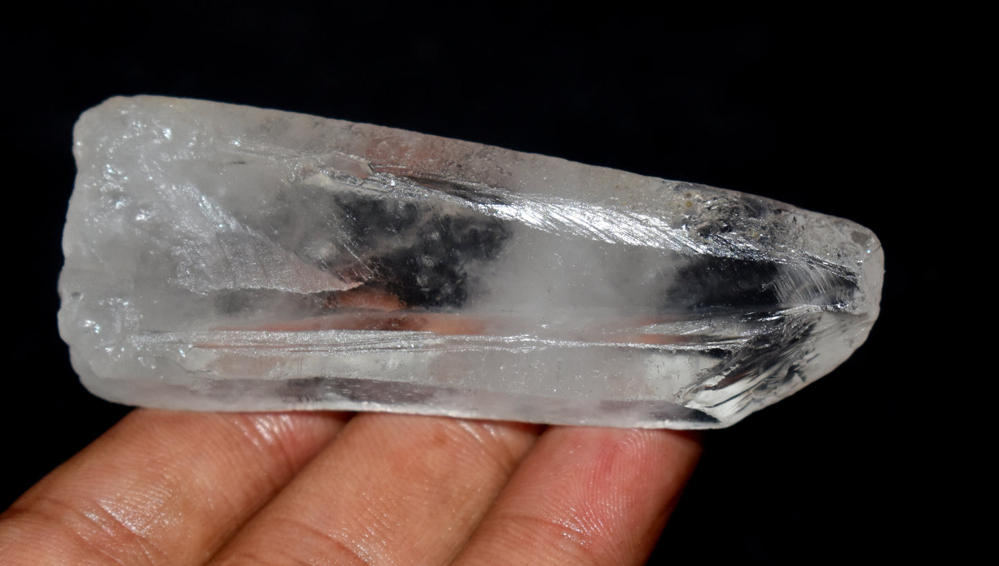 Lemurian Quartz Crystal – Clear Energizing- {Weight- 71.04 Gram},