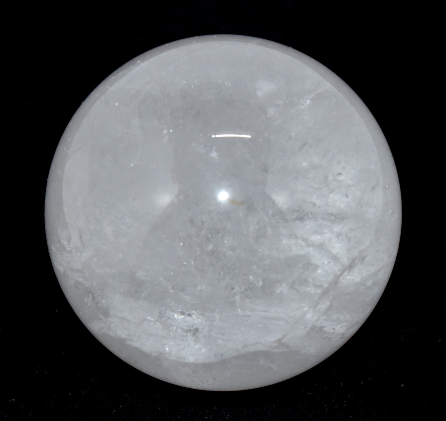 This magnificent Crystal Polished Round Ball, weighing 675 grams #ClearQuartz #MeditationCrystal #BalanceAndHarmony #SpiritualHealing #ClarityAndFocus #HealingStone #MetaphysicalProperties #PositiveEnergy
