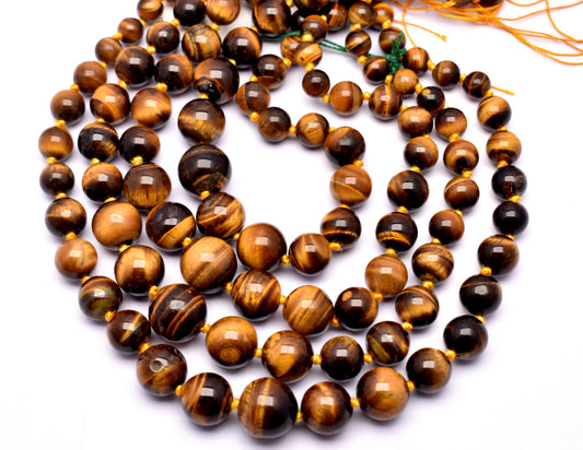 This strand features natural tiger eye round beads (6mm to 16mm), perfect for creating elegant and grounding jewelry.
#TigerEye #BeadStrand #GemstoneJewelry #HealingCrystals #JewelryMaking #CrystalBeads