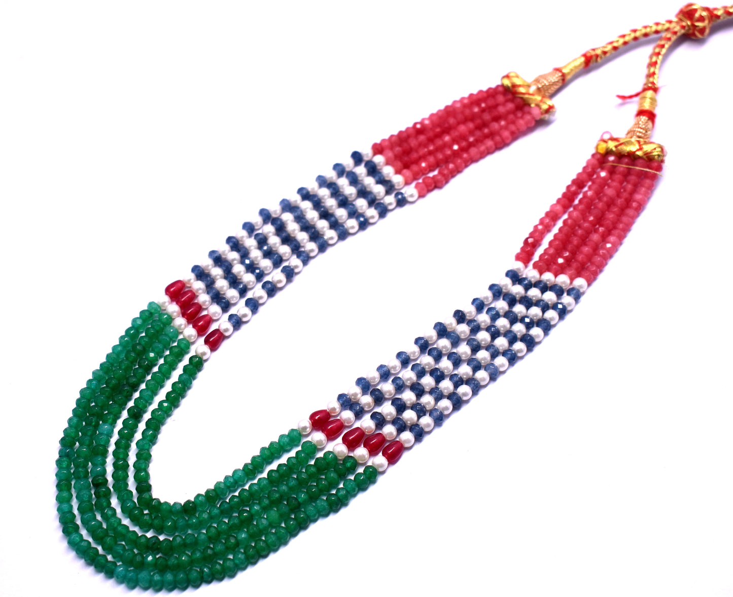 This stylish necklace features 4.5mm faceted beads with vibrant multi-color mix and a tassel.
#FacetedBeadNecklace #MultiColorJewelry #TasselNecklace #GemstoneJewelry #ColorfulJewelry #FashionJewelry