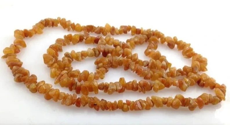 Yellow Aventurine Uncut Chips Mala – Encourages Happiness, Creativity, and Positive Energy #YellowAventurine #Happiness #Creativity #CrystalHealing #NaturalGemstone