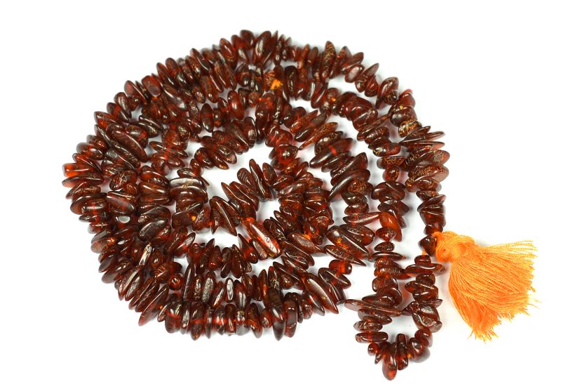Amber Uncut Mala – Purification, Healing & Spiritual Growth 🍂✨
