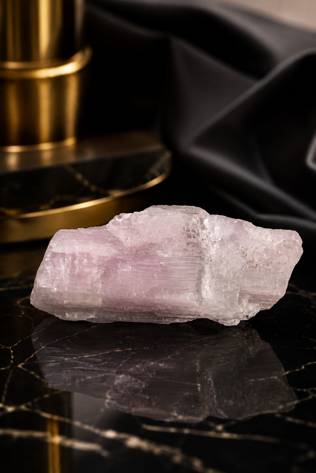 Natural Pink Kunzite Raw Crystal Stone for Love & Positive Energy 38 Gram