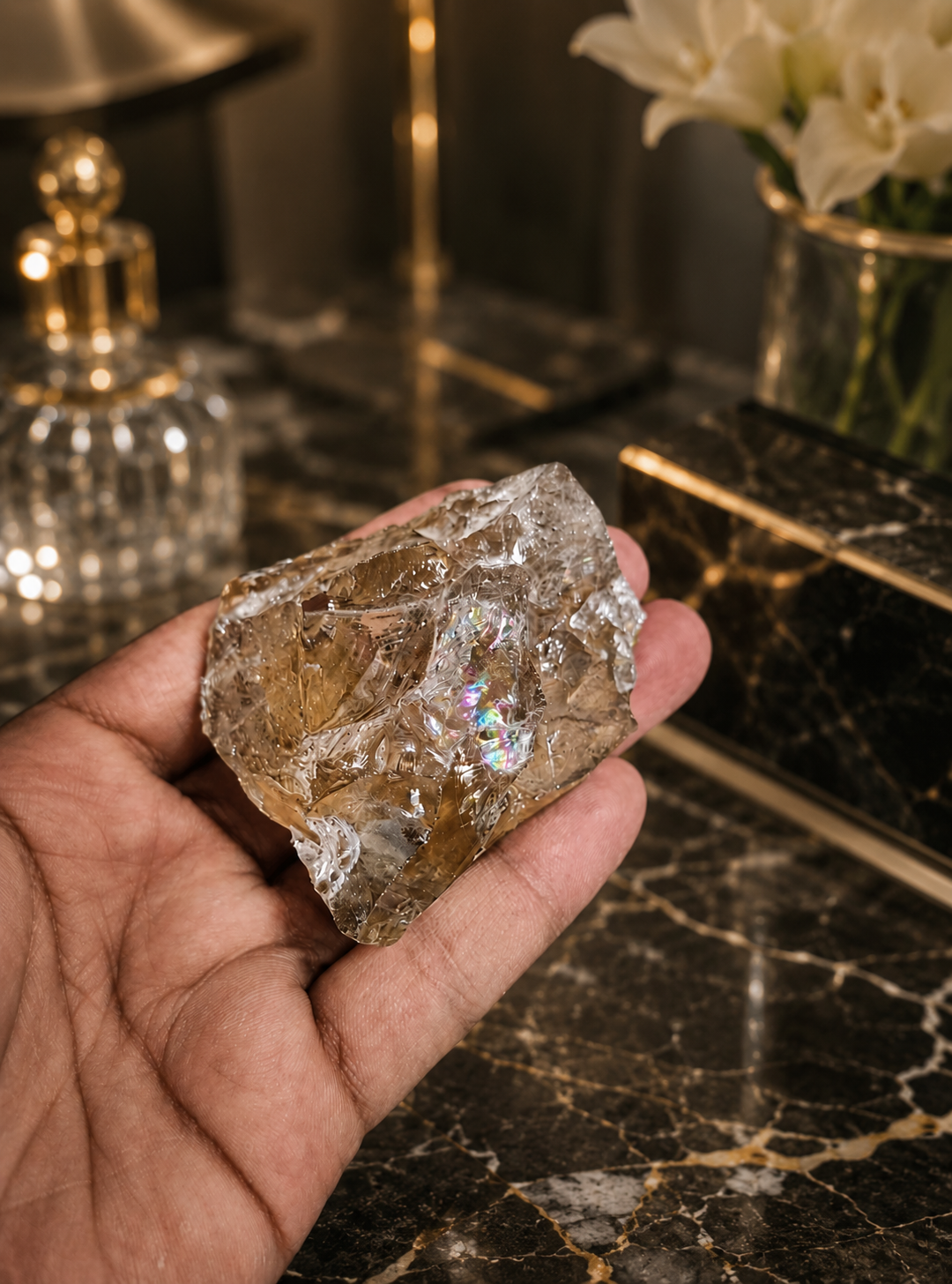 Natural Smoky Quartz Raw Crystal for Protection & Grounding Energy 140 Gram