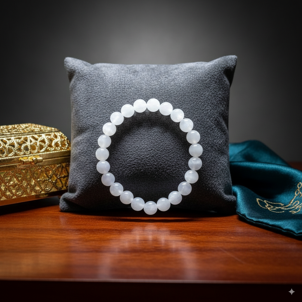 Selenite bracelet 8 mm Size
