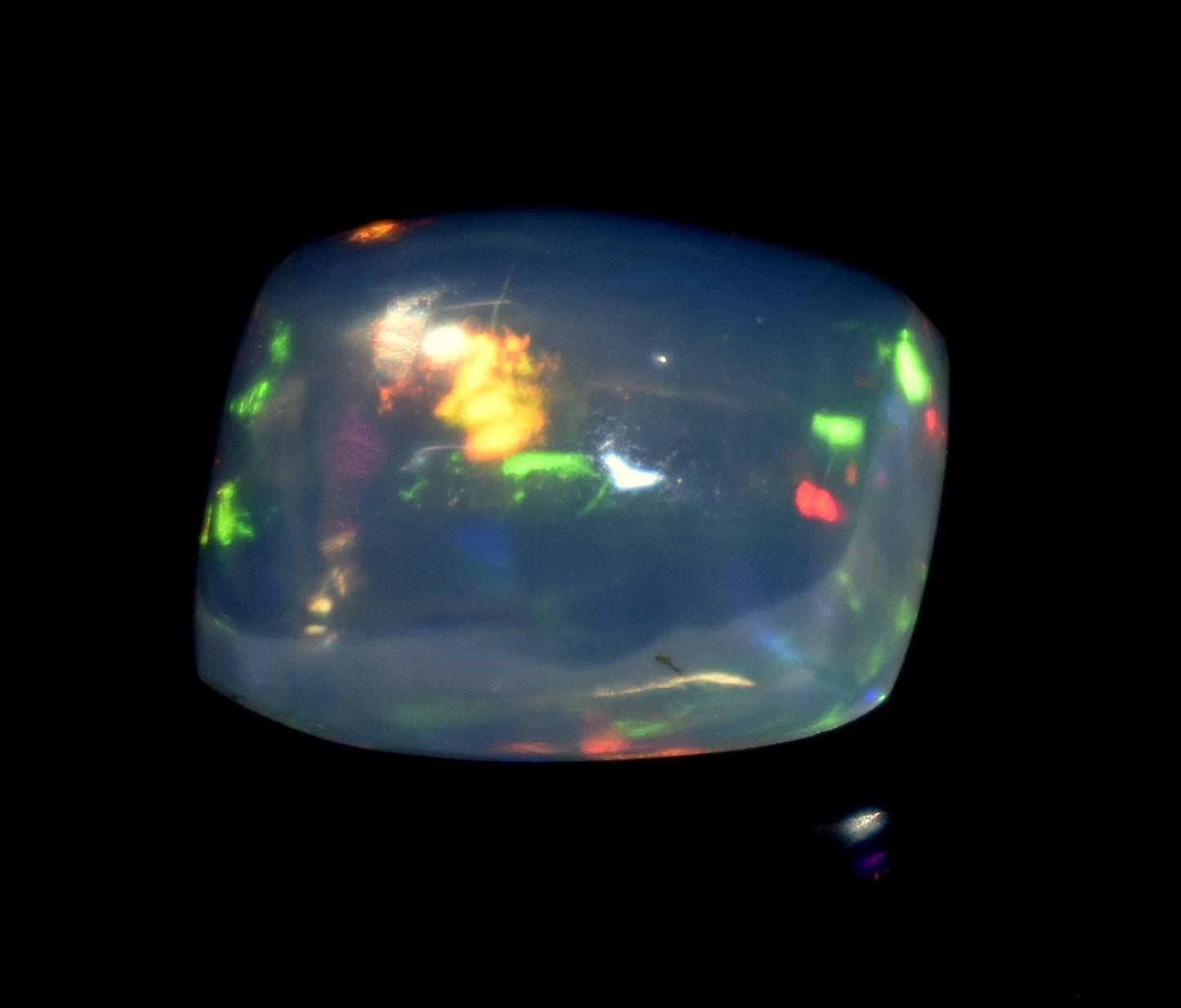 100% Natural Ethiopian Opal, Octagon Shape Welo Fire Cabochon Loose Gemstone, 2.30 Ct, Size-10x7x5mm, For Jewelry Making,