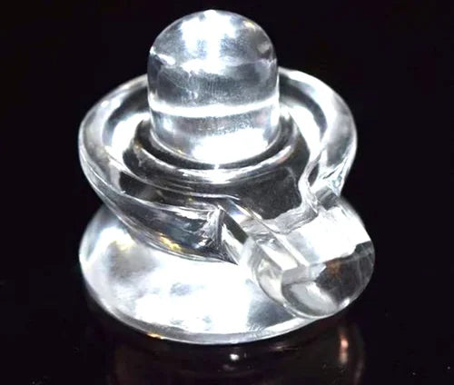 "Natural Crystal Shivling for Puja & Meditation ā Spiritual Awakening" {Weight-28.90 Gram}