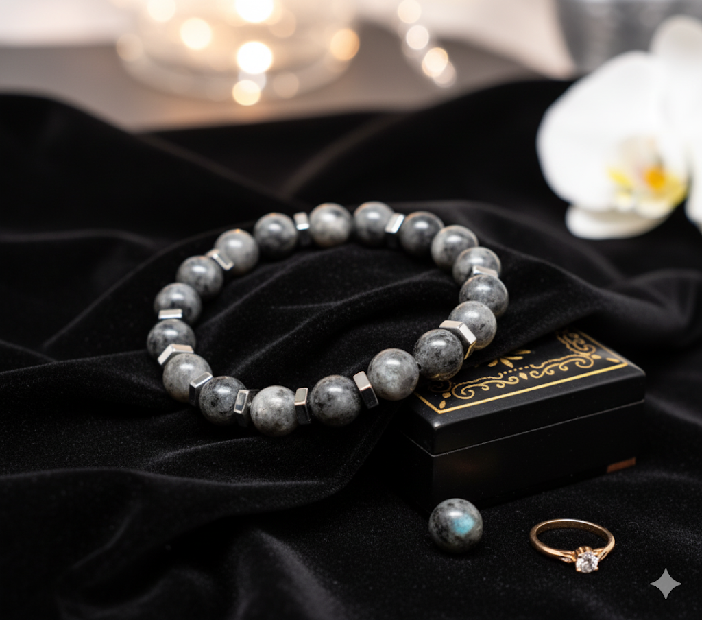 Labradorite Adjustable Bracelet 8 MM Size