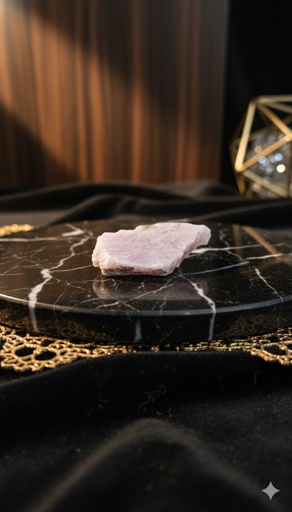 Pink Kunzite Raw – Heart Healing Crystal for Love & Emotional Balance 26.46 Gram
