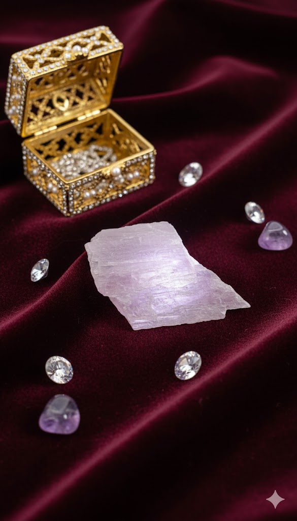 Pink Kunzite Raw for Love Attraction, Peace & Chakra Alignment 30.90 Gram