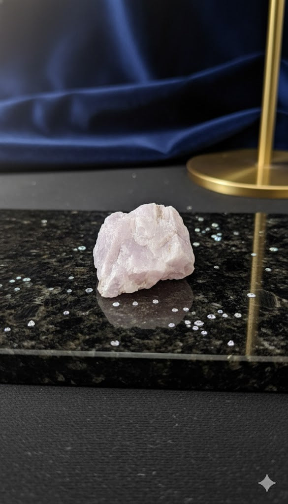 High-Quality Pink Kunzite Raw for Aura Cleansing & Mood Upliftment 28.20 Gram