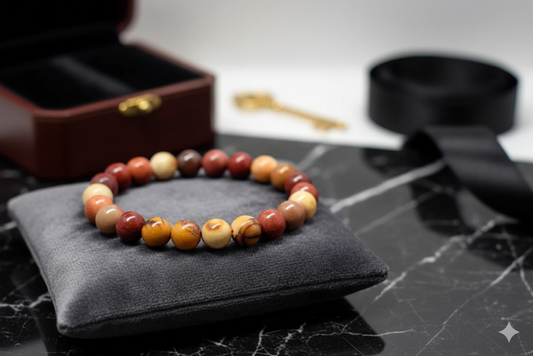 Mookaite Bracelet. 8 mm  Size