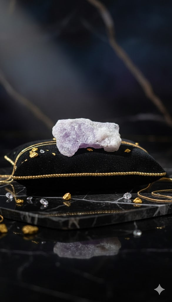 Pink Kunzite Raw – Crystal for Emotional Healing & Calm Energy 31.60 Gram