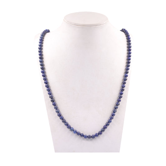 "Blue Lapis Lazuli Beads Mala To Wear 8MM Size 28Inches