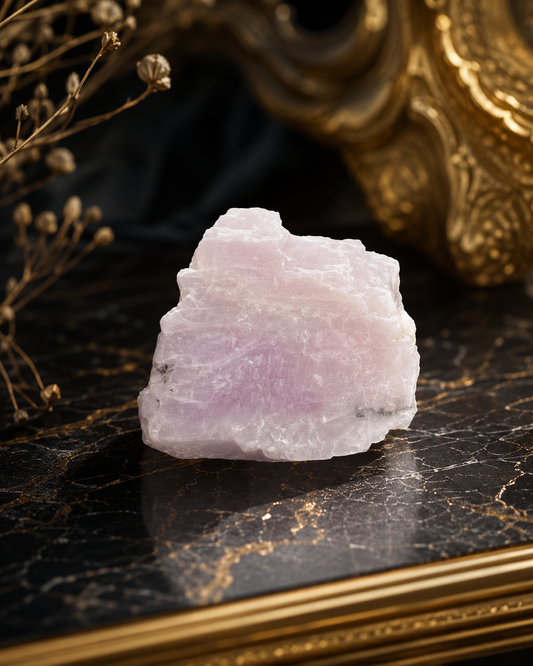 Pink Kunzite Raw Crystal – Natural Healing Stone & Collector Mineral 41 Gram