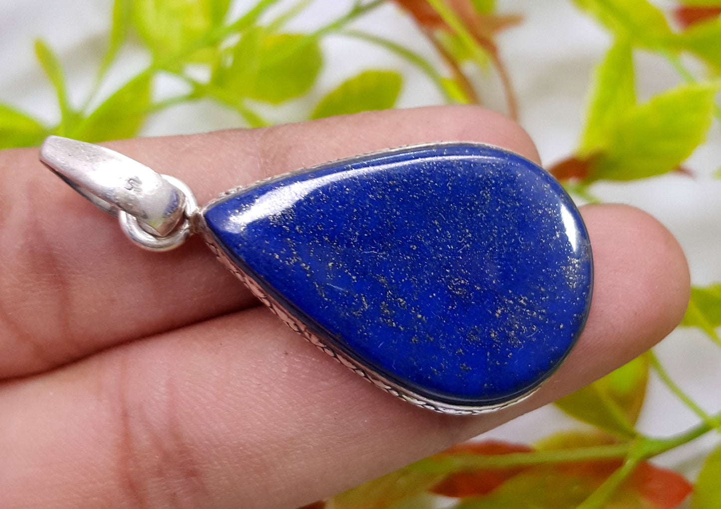 Lapis Lazuli 925 Sterling Silver Pendant Handmade Silver Jewelry Birthday Gift For Women/girls/