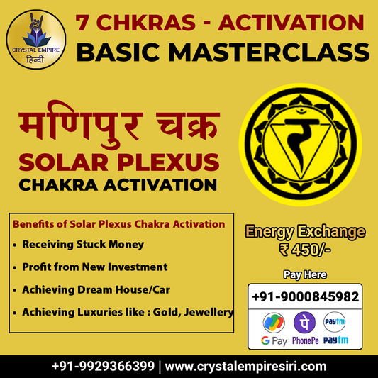 3. Manipura (Solar Plexus) Chakra Activation Masterclass (Basic)