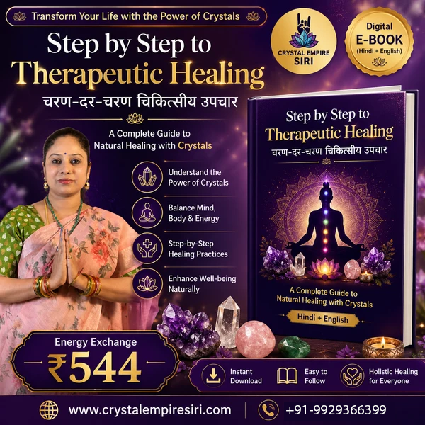 Therapeutic Healing (Hindi + English) | Crystal Healing E-Book