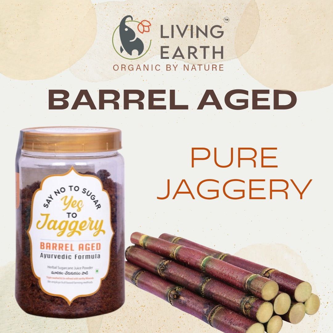 Jaggery | Barrel Aged Ayurvedic Formula | 500 grams (Living Earth)