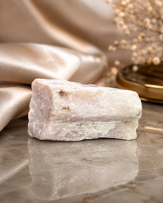 Natural Pink Kunzite Raw Crystal Stone for Love, Peace & Healing 43 Gram