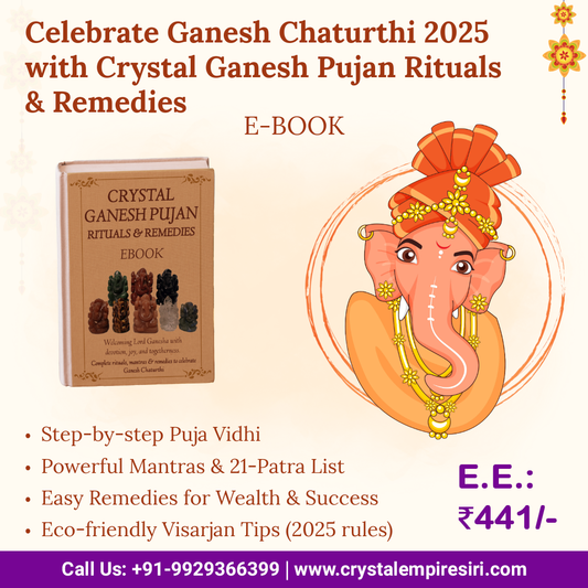 Crystal Ganesh Pujan Rituals & Remedies E-Book – Ganesh Chaturthi 2025