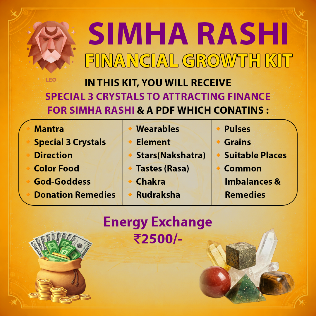 5. Simha Rashi (Leo) Financial Growth Kit – Crystal Empire Siri