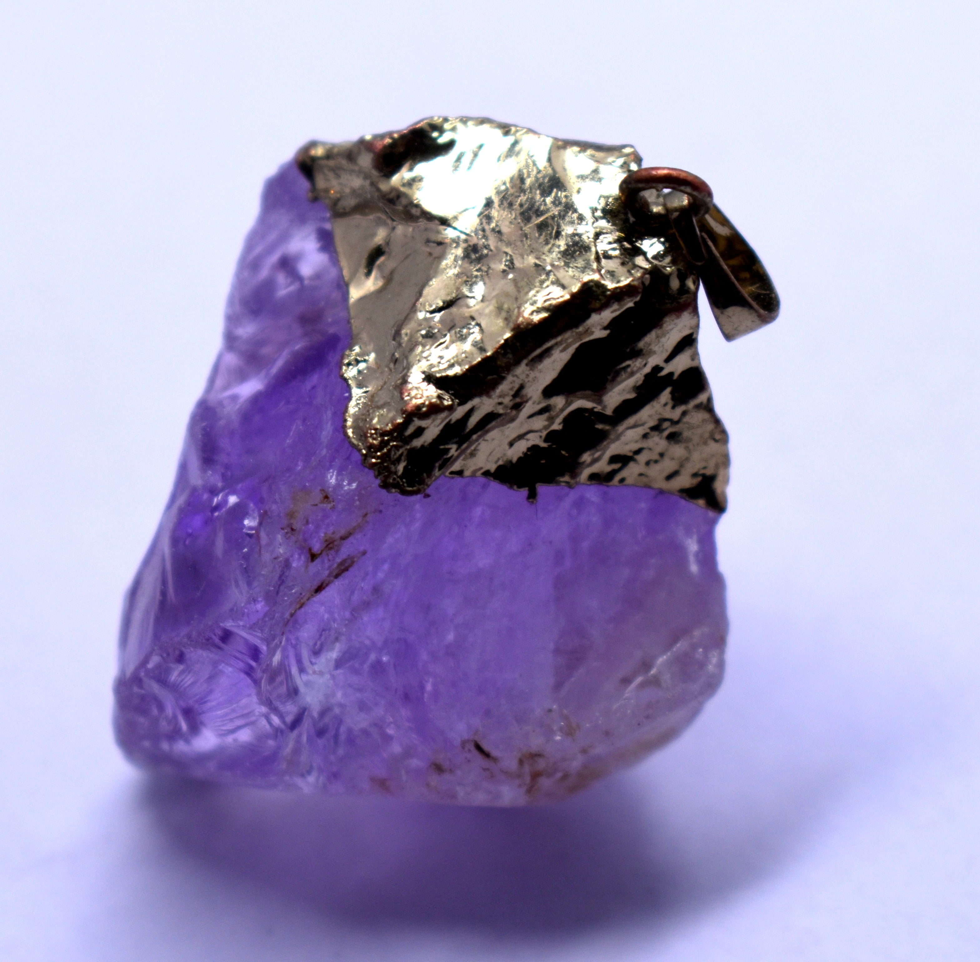 Amethyst Rought Amethyst Rough Pendant – 50.09g for Healing Energy & Spiritual Power ...
