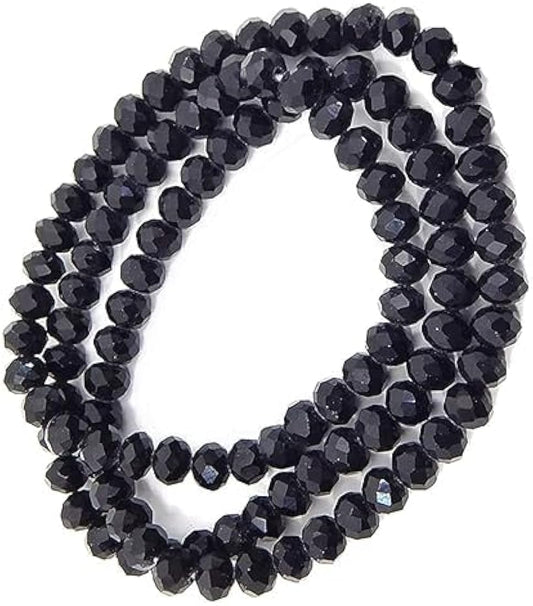 Black Onyx Faceted Mala