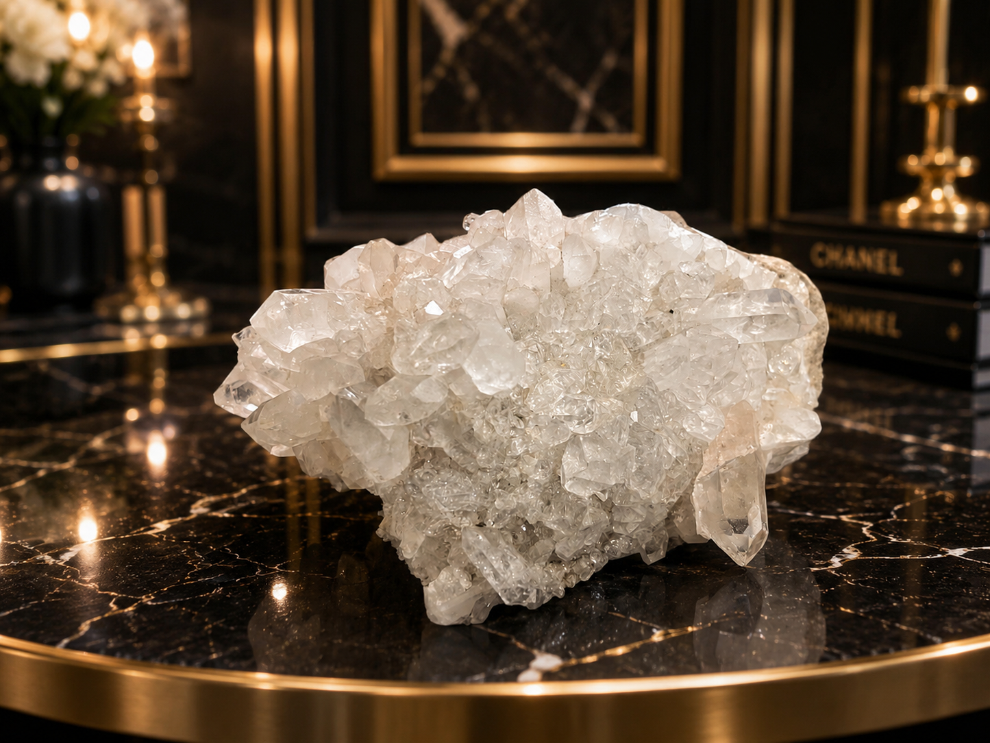 Himalayan Clear Quartz Crystal Cluster – Natural Energy Amplifier & Master Healer 2780 Gram