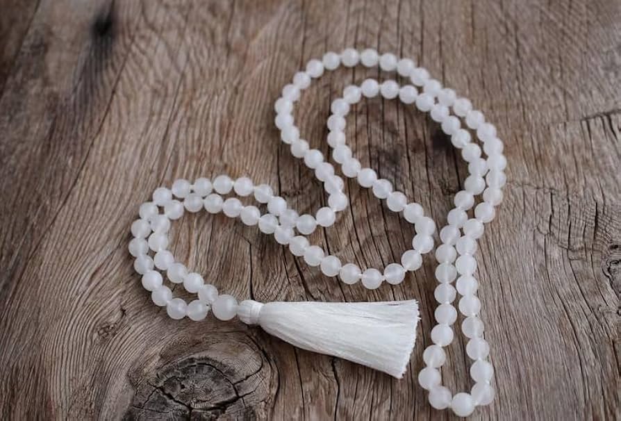 4. Rohini Nakshatra Crystal | Moonstone Mala