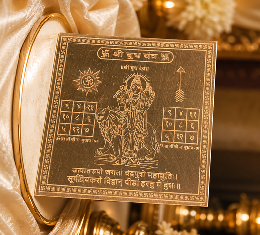 Original Budh Yantra | Mercury Planet Remedy | Energized Copper Yantra