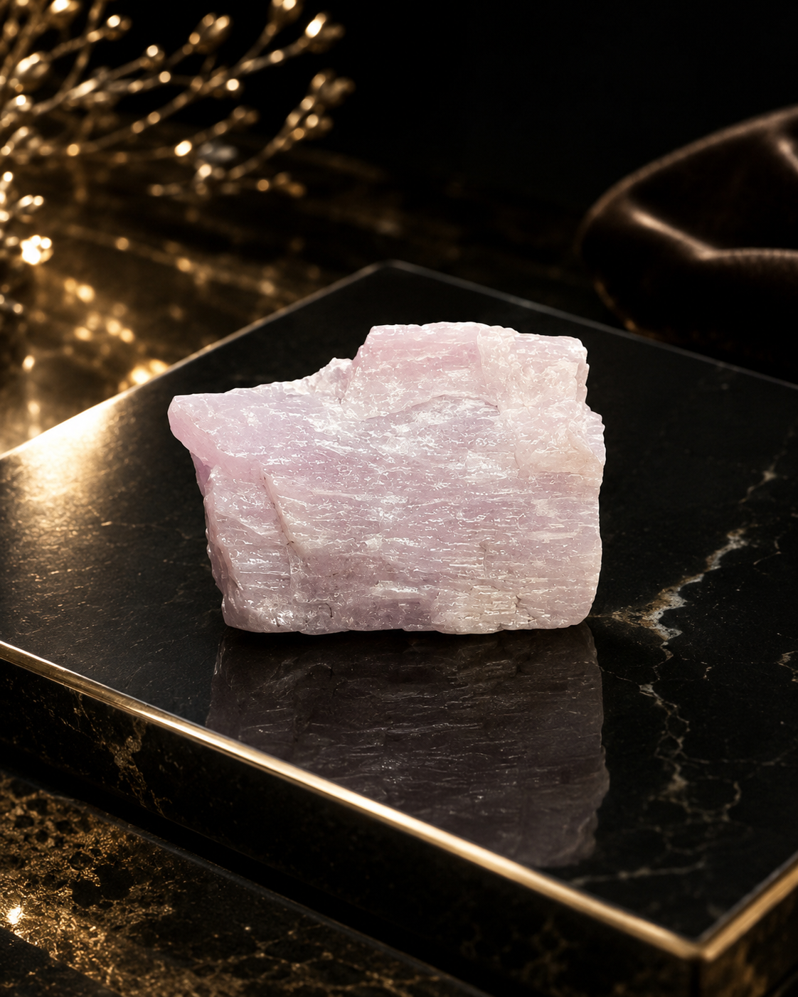 Pink Kunzite Raw Crystal – Natural Healing Stone for Love & Emotional Balance 54 Gram