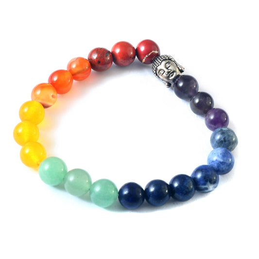 Chakra Zodiac Bracelet - 8mm Bead Lava Rock Gemstone Bracelet Chakra Jewelry, Chakra Bracelet, 7 Chakra Stones, Spiritual Jewelry, Cute Root Chakra