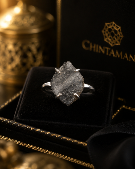 Chintamani Adjustable Ring – Natural Crystal Healing Jewelry Gift