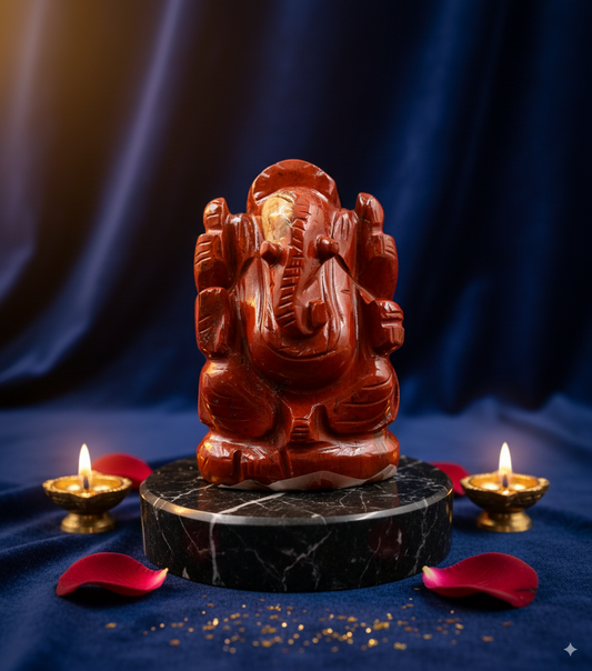 Red Jasper Ganesh 200 Gram