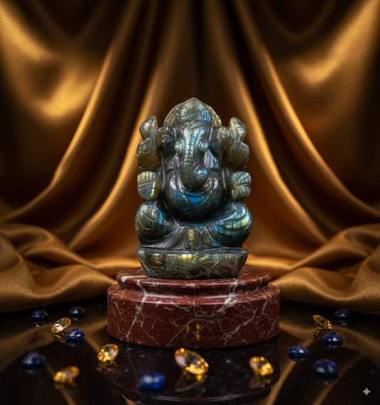 Labradorite Ganesh 256 Gram