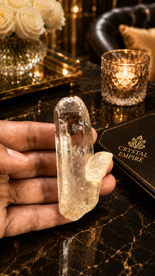 Natural Garden Quartz Lemurian Crystal for Healing & Energy Work 71.10 Gram