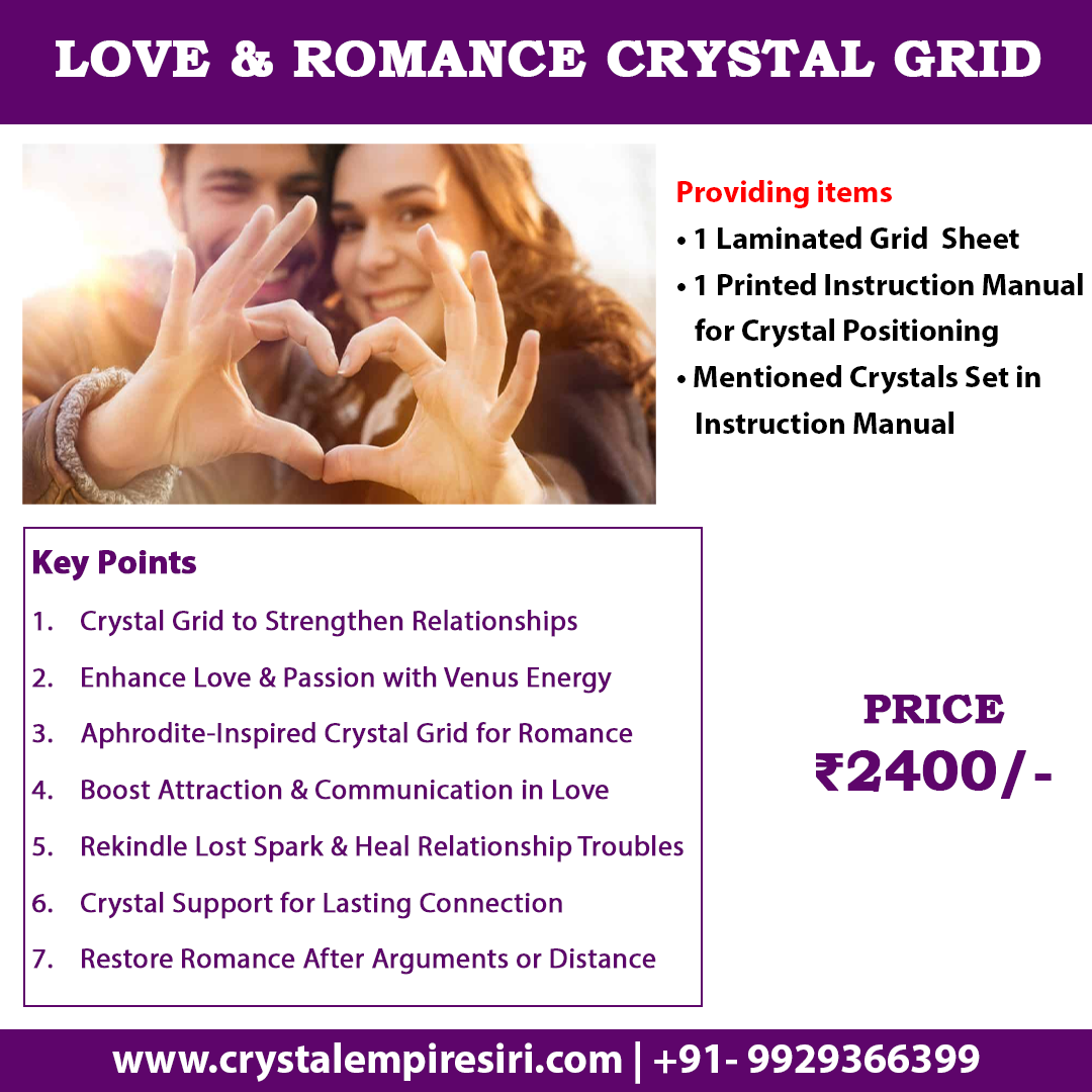 Love & Romance Crystal Grid