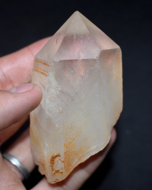 Beautiful Lemurian Seed Window Crystal Point – Clear Energizing- {Weight- 138.00 Gram}, Size- 3'' inches Long
