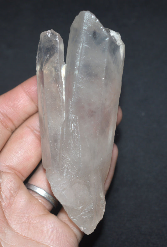 Beautiful Tantric Twin Crystal – Soul Mate Crystal - Enhances Energy Flow and Spiritual Healing- {Weight- 134.00 Gram} Size- 4'' inches Long