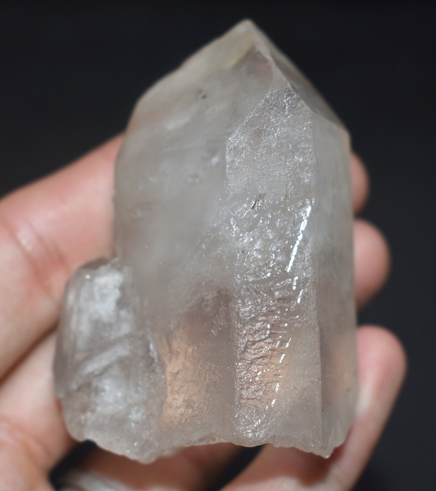 Beautiful Phantom Quartz Crystal Point – Healing Stone for Clarity & Growth - {Weight- 120.00 Gram} Size- 2.5'' inches Long
