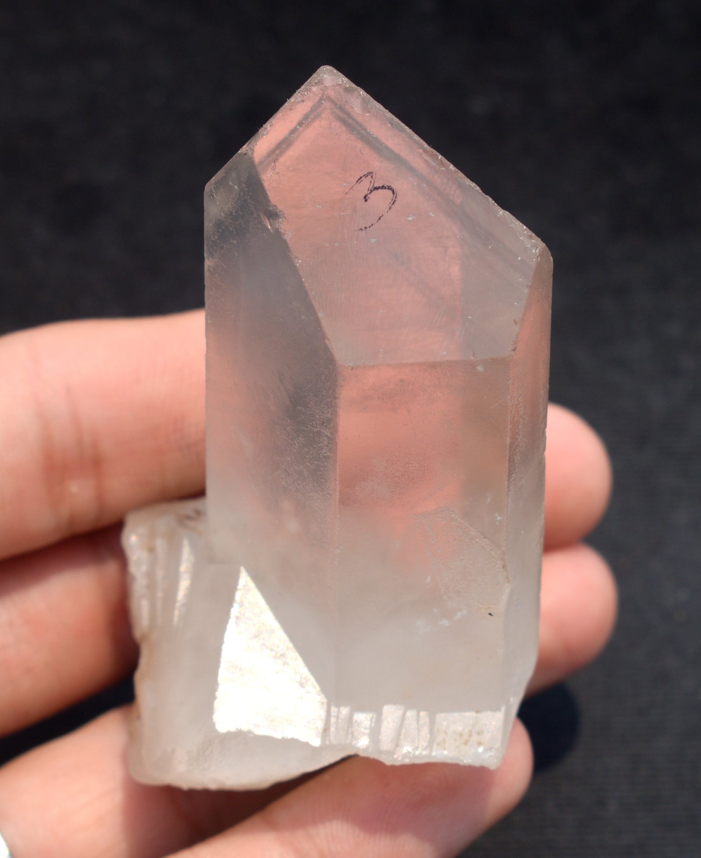 Beautiful Phantom Quartz Crystal Point – Healing Stone for Clarity & Growth - {Weight- 83.00 Gram} - Size- 3.5'' inches Long