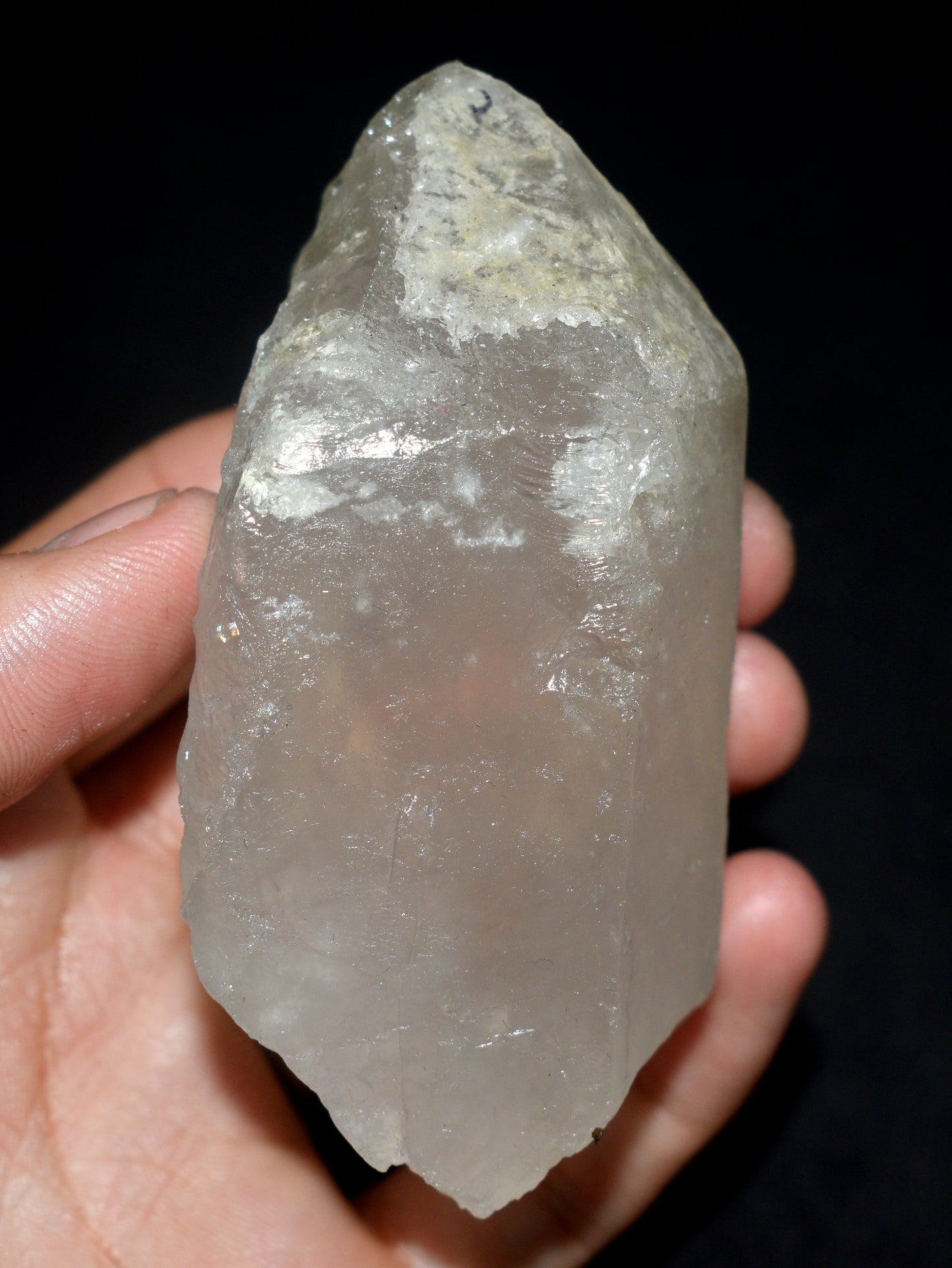 Natural Lemurian Seed Crystal Point – Clear Energizing- {Weight- 198.00 Gram},
